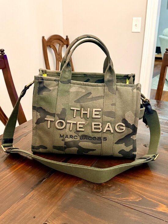 Marc Jacobs Handbags - RARE! Marc Jacobs Camo Medium Tote Bag | Loved & Used | Strap + Dust Bag!